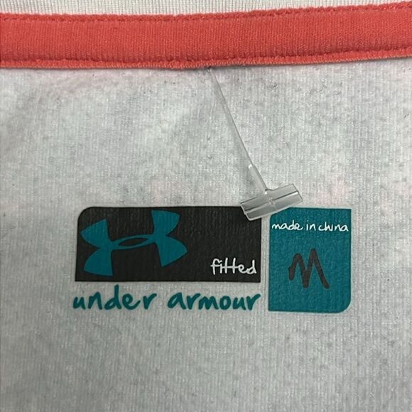 Under Armour Women’s Fitted Pullover W/ Long Sleeve Snap V-Neck & Sleeves- Med - Picture 12 of 15